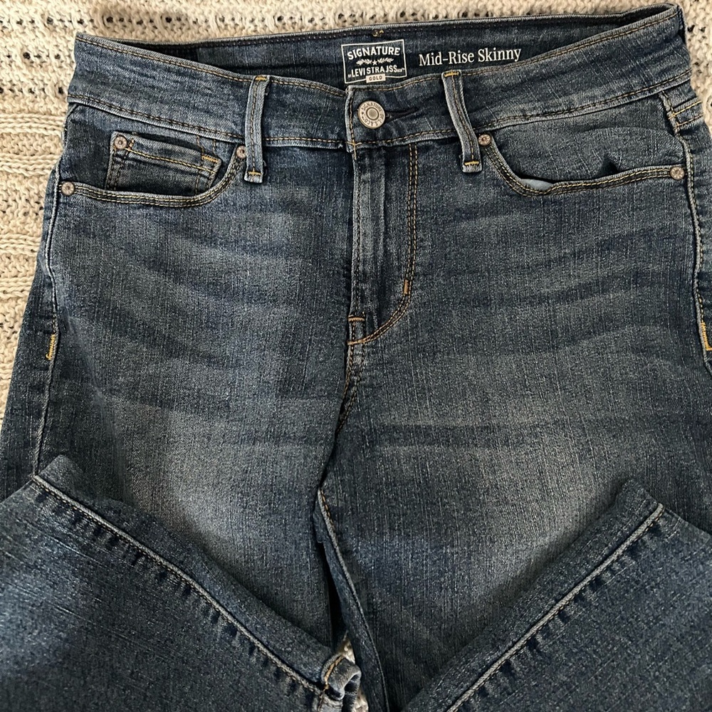 Signature by Levi Strauss Blue Skinny Jeans